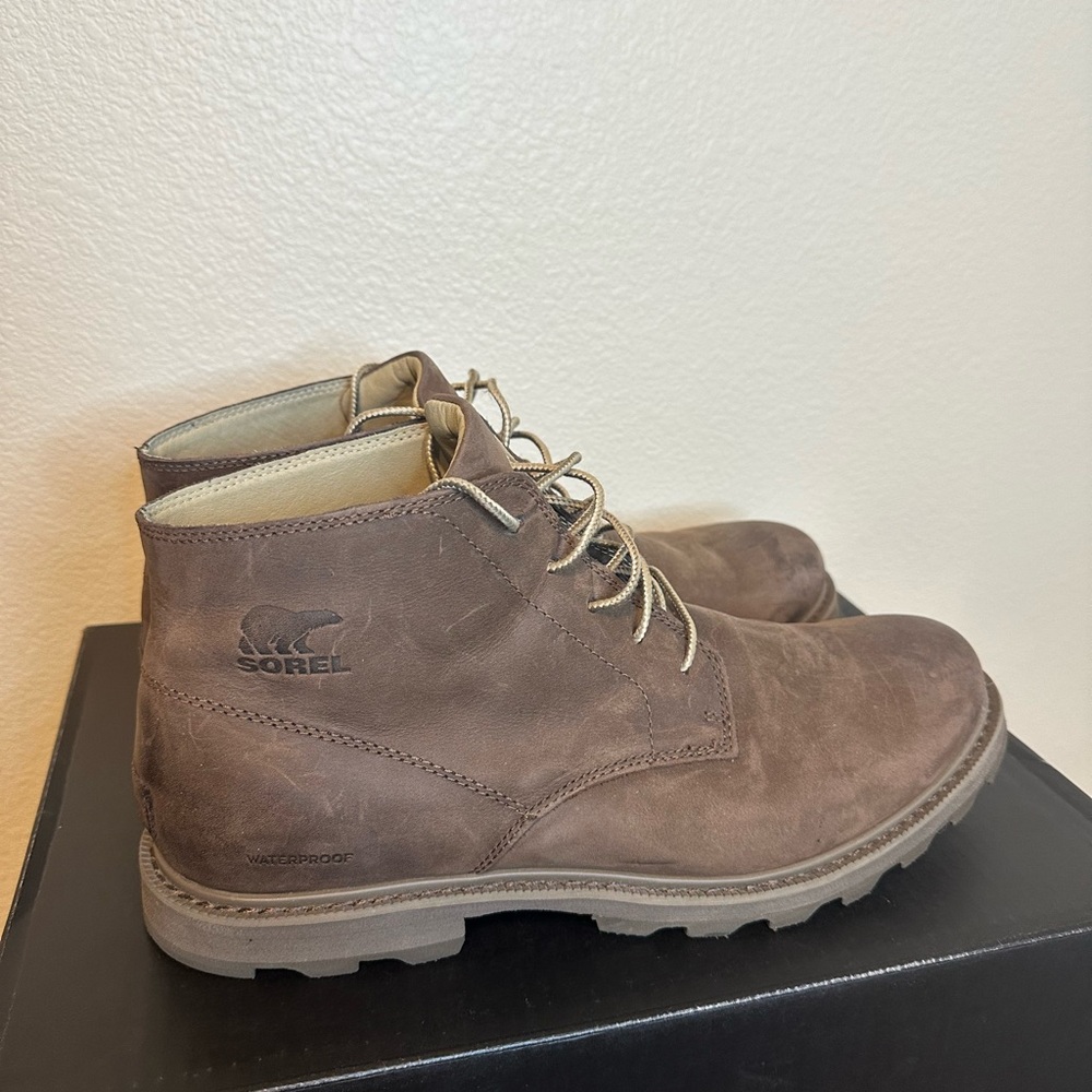 Sorel Men's Madson Brown Chukka Boots waterproof - Picture 2 of 4